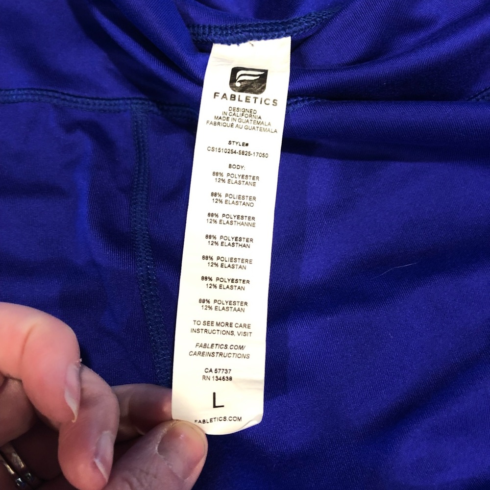 Fabletics Capris Size Large - Picture 2 of 2